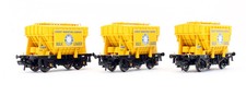 Bachmann Pre-Owned 38-286 Set Of 3 Presflo 22T Cement Wagons Blue Circle Cement