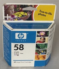 Genuine HP 58 Ink Print Cartridge C6658AN Option 140 Photo Date: May 2007