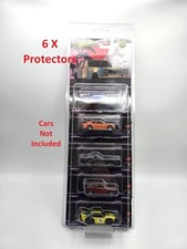 Set of 6 Hot Wheels Premium Protectors for 5 Pack Car Sets