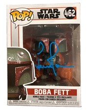 TEMUERA MORRISON signed (BOBA FETT) Mandalorian Funko Pop #462 JSA CK92743