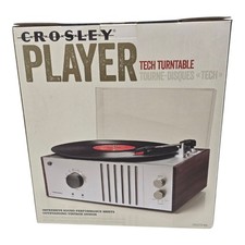Crosley Player Tech 3-Speed Turntable Record Player with AM/FM Radio CR6017A-MA