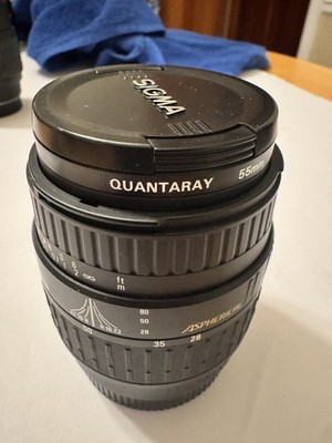  Sigma Macro Zoom Lens 28-80mm f/ 3.5-5.6  II w/ Front Lens Cap - Excellent