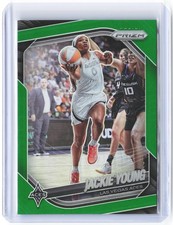2025 Panini WNBA Prizm Jackie Young #23 Green Las Vegas Aces