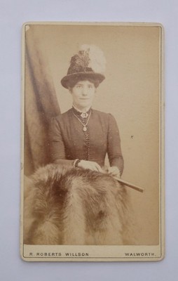 CDV EINER HÜBSCHEN VIKTORIANISCHEN DAME, VON WILLSON OF WALWORTH