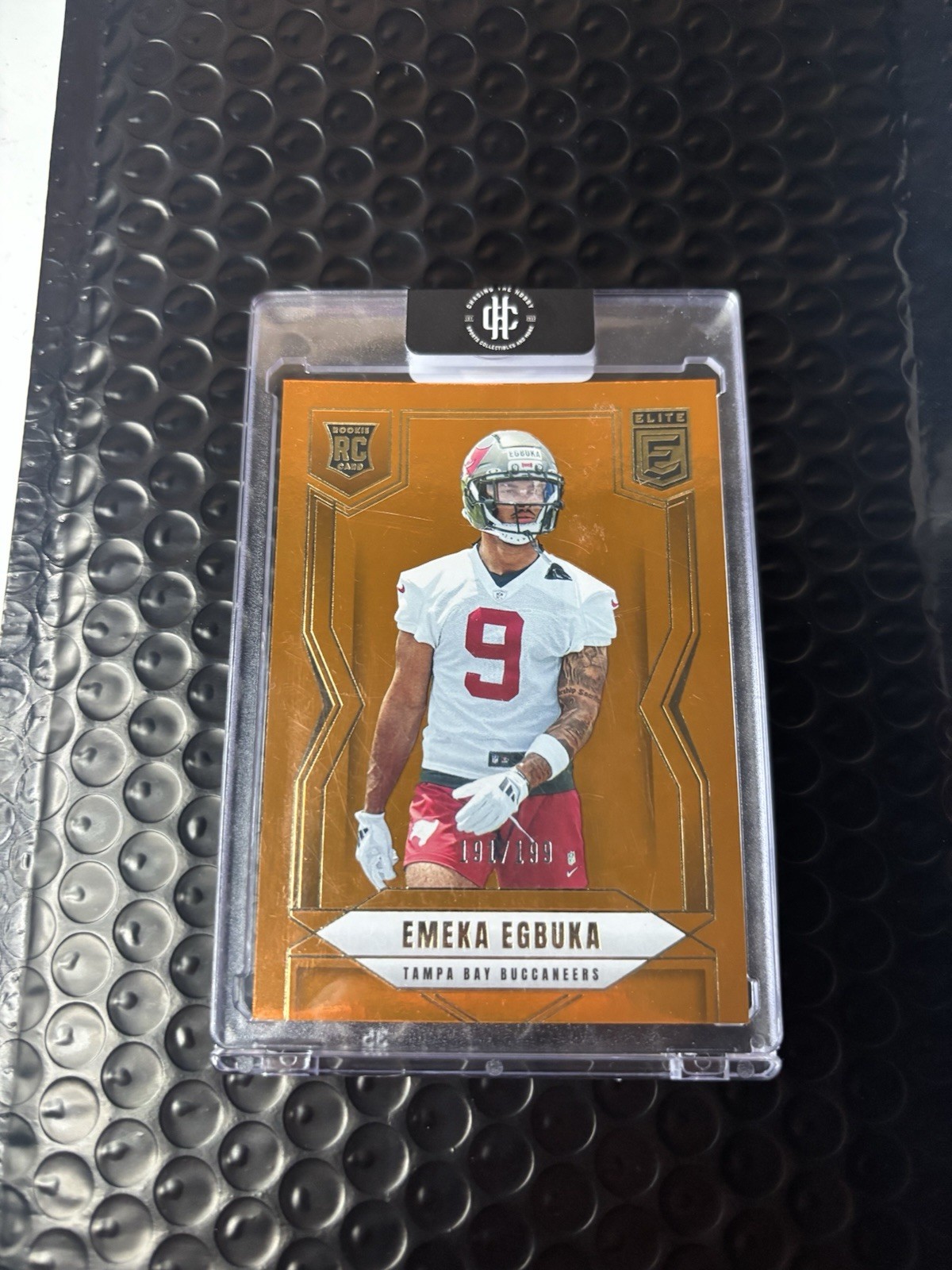 2025 Panini Donruss Elite - Rookies Emeka Egbuka #102 Orange /199 (RC)