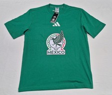 Adidas Men's Team Mexico Soccer Graphic T-shirt DNA FMF JZ6474 Size Medium