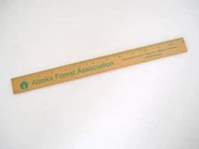 Alaska Forest Association Wood Ruler 13"