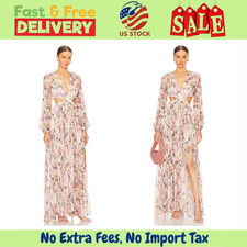 ASTR the Label Revery Dress, Cream Pink Floral - US Stock, Freeship