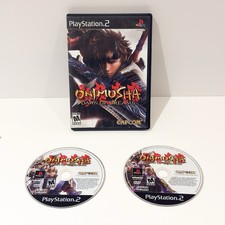 Onimusha: Dawn of Dreams - PlayStation 2 PS2 Case + Disc 1 & 2 Tested & Working