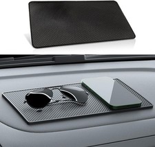 Car Dashboard Anti-Slip Mat, 10.6" 5.9" Universal Car Dash Sticky Rubber Mat, M