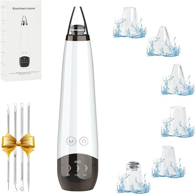 2026 Blackhead Remover Pore Vacuum, Visual Rechargeable Blackhead Vacuum Facial