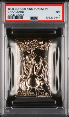 1999 BURGER KING POKEMON GOLD CARDS CHARIZARD PSA 7 | eBay