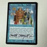 1x Signed Overtaker (89/350) Mercadian Masques LP MtG FREE SHIPPING