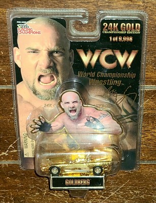 Racing Champions 24K Gold Championship Edition WCW GOLDBERG 1/64