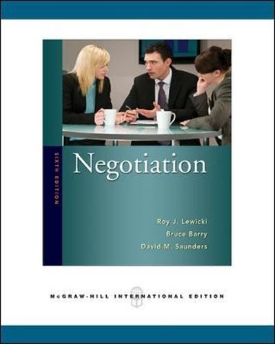 Negotiation, Bruce Barry, New, Paperback