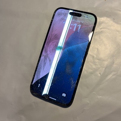 Apple iPhone 16 - 128GB (Unlocked) BAD LCD - BENT - SOLD AS IS  (#J116)
