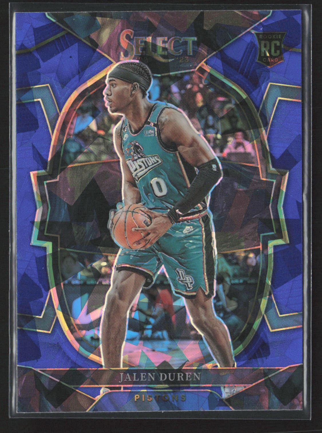 2022-23 SELECT #98 JALEN DUREN BLUE CRACKED ICE PRIZM
