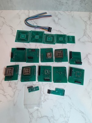XProg MCU Adapter Kit HC05 HC11 TMS370 PLCC BGA ECU EEPROM Programmer Lot