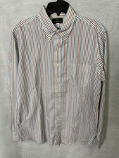 Abercrombie Fitch Men s Vintage Button Shirt Multicolor Stripes Size 16.5-35