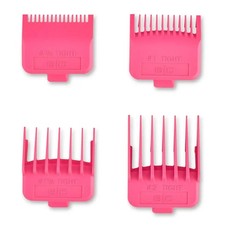 StyleCraft Tight Guards Double Magnetic Clipper Attachment Guides Pink 4pcs