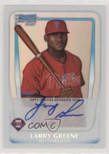 2011 Bowman Draft Chrome Prospects Refractor /500 Larry Greene #BCAP-LG Auto h7i