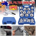 23X Heavy Duty Cup Type Aluminium Oil Filter Wrench Socket Remover Professional