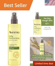 6.7 fl oz Nourishing Body Oil Mist with Oat & Vitamin E for Dry, Sensitive Skin