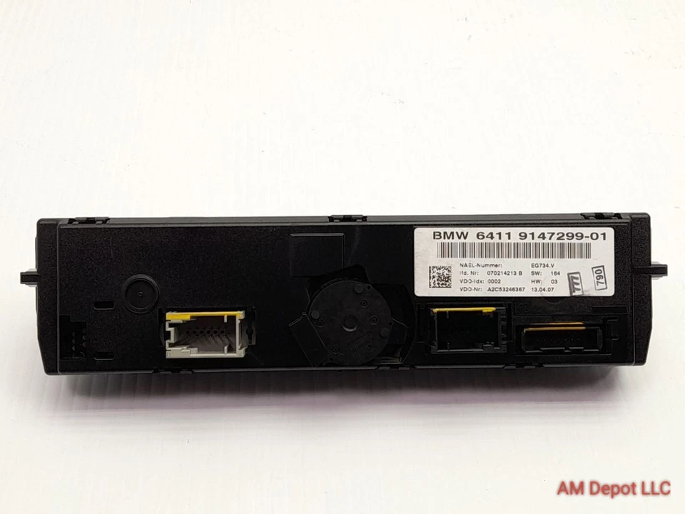 2007 BMW 335i 335xi 328xi 328i E90 E92 AC A/C переключатель панели 64119182287 - Изображение 4 из 4