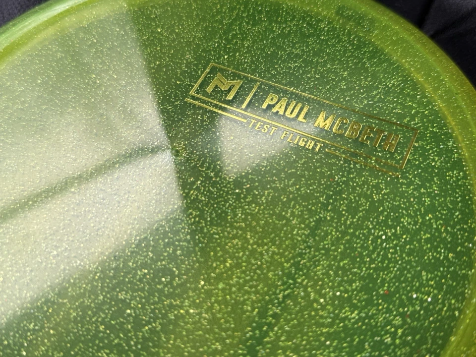 Discraft Test Flight Z Sparkle Kratos Paul McBeth NEW Day Glow w/ Gold Digi - Image 3 of 3
