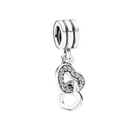 Pandora Charm-AnhäNger Damen Verschlungene Herzen Sterling 791242CZ