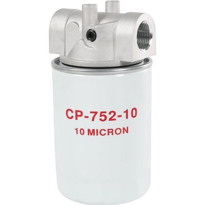 10 Micron Hydraulic Oil Filter Assembly, Spin-On Design, Return Line Filter with
