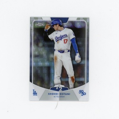 2024 Topps 50/50 Chrome LA Logofractor Shohei Ohtani #6 #41/50 Dodgers