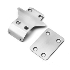 Stainless Steel Front and Rear Chassis Armor Protector for Kyosho MP10 9E TO-235