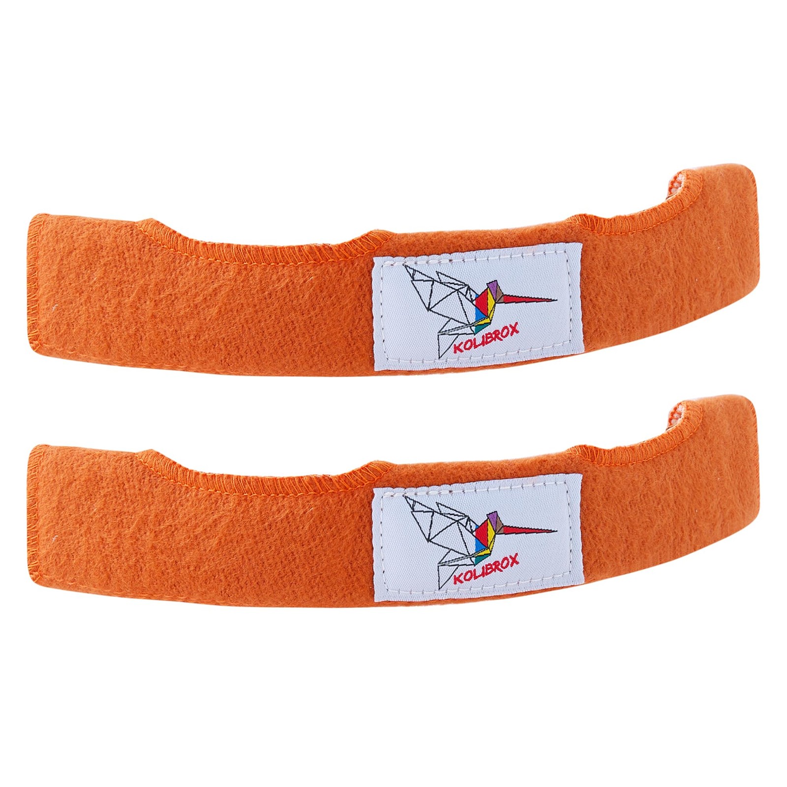 KOLIBROX 2 Pack Hard Hat Sweat Band with Liners. Hardhat One Size, Orange