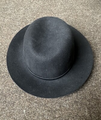 RAG & BONE New York Womens 100% Wool Felt Brim Fedora Hat 