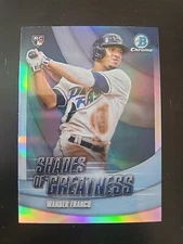 2022 Wander Franco Bowman Chrome Shades of Greatness #SG-1 - Rays