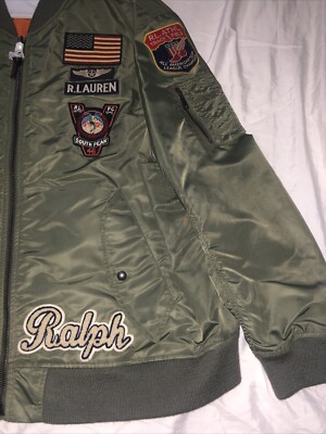 Vintage Polo Ralph Lauren Military MA-1 Bomber Jacket | eBay Vintage Polo Ralph Lauren Military MA-1 Bomber Jacket | eBay