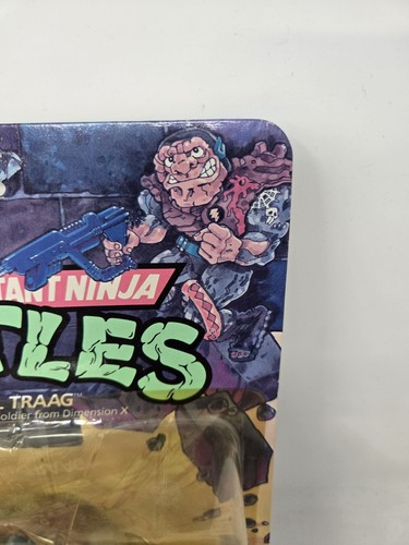 1989 Playmates TMNT Teenage Mutant Ninja Turtles General Tragg 20 Back MOC - Picture 4 of 14