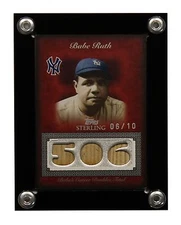 Single Card Holder Acrylic Display Case w/Black Steel Barrels & Screws