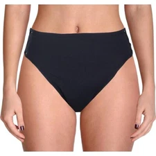 Bleu Rod Beattie Womens Lattice Hipster Swim Bottom Separates Black 8
