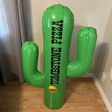 "PIZZA INFLABLE CACTUS LÁPIDA PUBLICIDAD 45"" TIENDA EXHIBICIÓN PISCINA BAR"