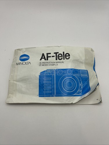 Minolta AF-Tele 35mm Camera & strap with soft case & Manual **Untested** - Picture 2 of 7