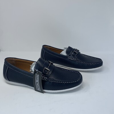Aston Marc Walk Perforated Classic Driving Loafers Mens 10.5  display picture 3