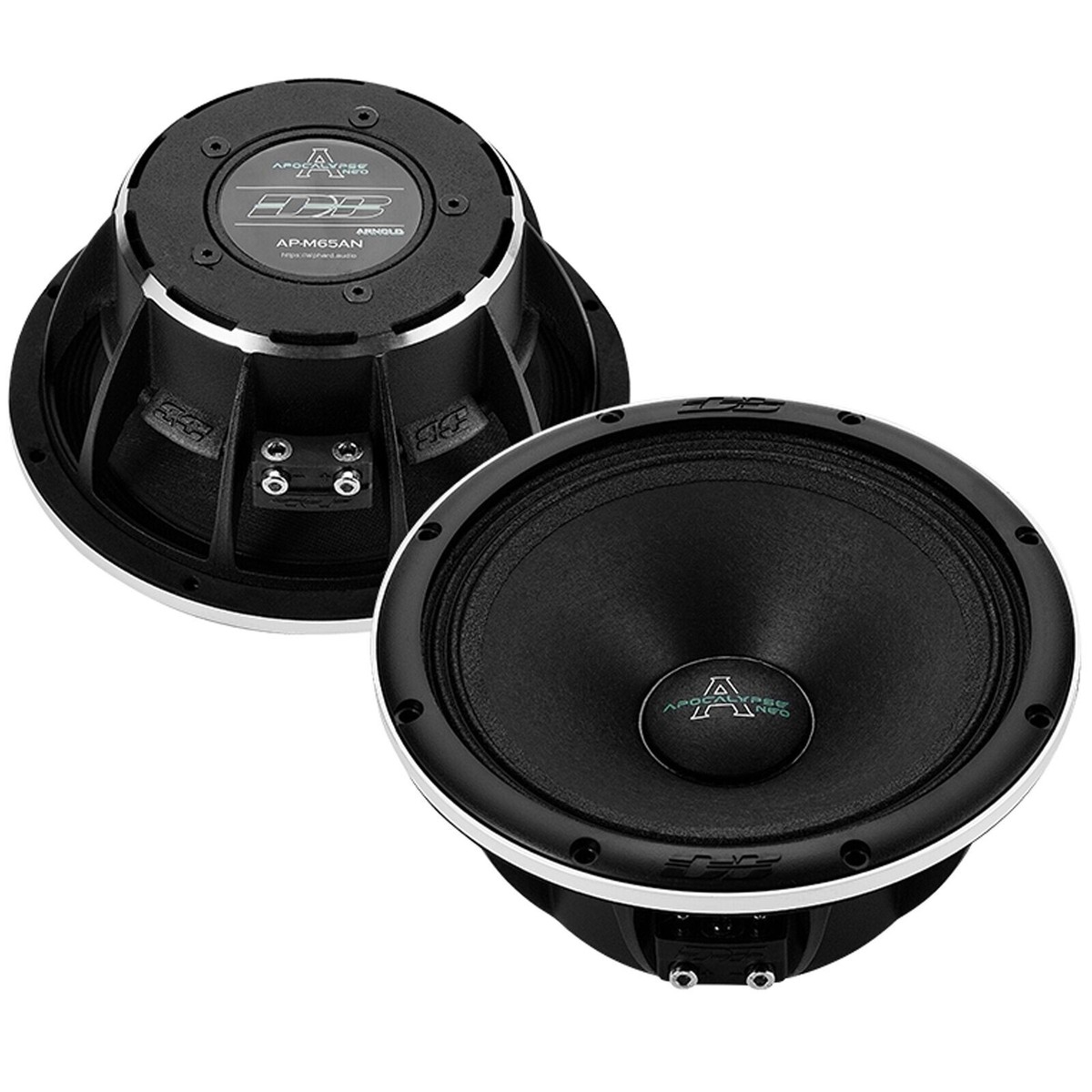 4x Deaf Bonce Car 6.5 Midrange Speaker 1600 Watt 4 Ohm Neodymium