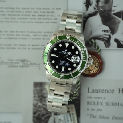 Rolex Submariner 16610V  Kermit  NOS Collectors Grail M Serial Sweet 16 Special