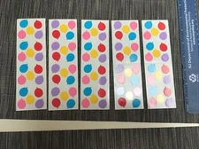 mrs. grossman's stickers Vtg 1981 Colorful Party Balloons 5 Sheets 100 Stickers