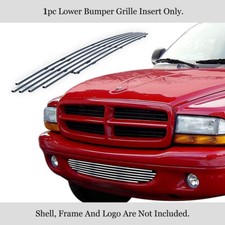 Fits 1997-2004 Dodge Dakota98-03 Durango Bumper Stainless Chrome Billet Grille