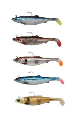 SAVAGE GEAR 4D Herring Big Shad Gummifisch Heilbuttköder 200g-560g Großdorsch - Bild 1 von 4