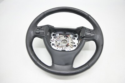   09-17 Bmw F07 5/7 Series Sport Leather Steering Wheel Multi-Function Black Oem