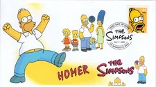 AO-4399-1, 2009, The Simpsons, Add-on Cachet, First Day Cover, DCP, Homer, SC 43